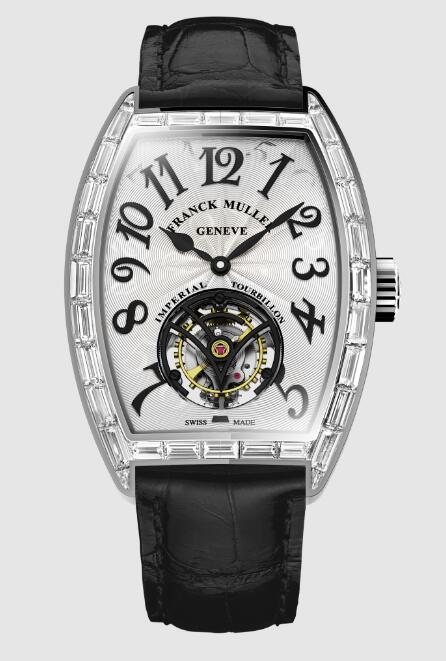 Review Franck Muller Cintree Curvex Imperial Tourbillon Baguette 5850 T BAG Replica Watch - Click Image to Close